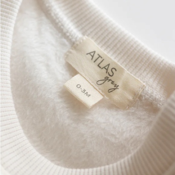 Atlas Grey Hey Boo Crewneck sweatshirt - Picture 3 of 4